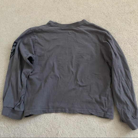 Thirty Single Poetic Justice Tupac Crop L/S Tee - Picture 3 of 7